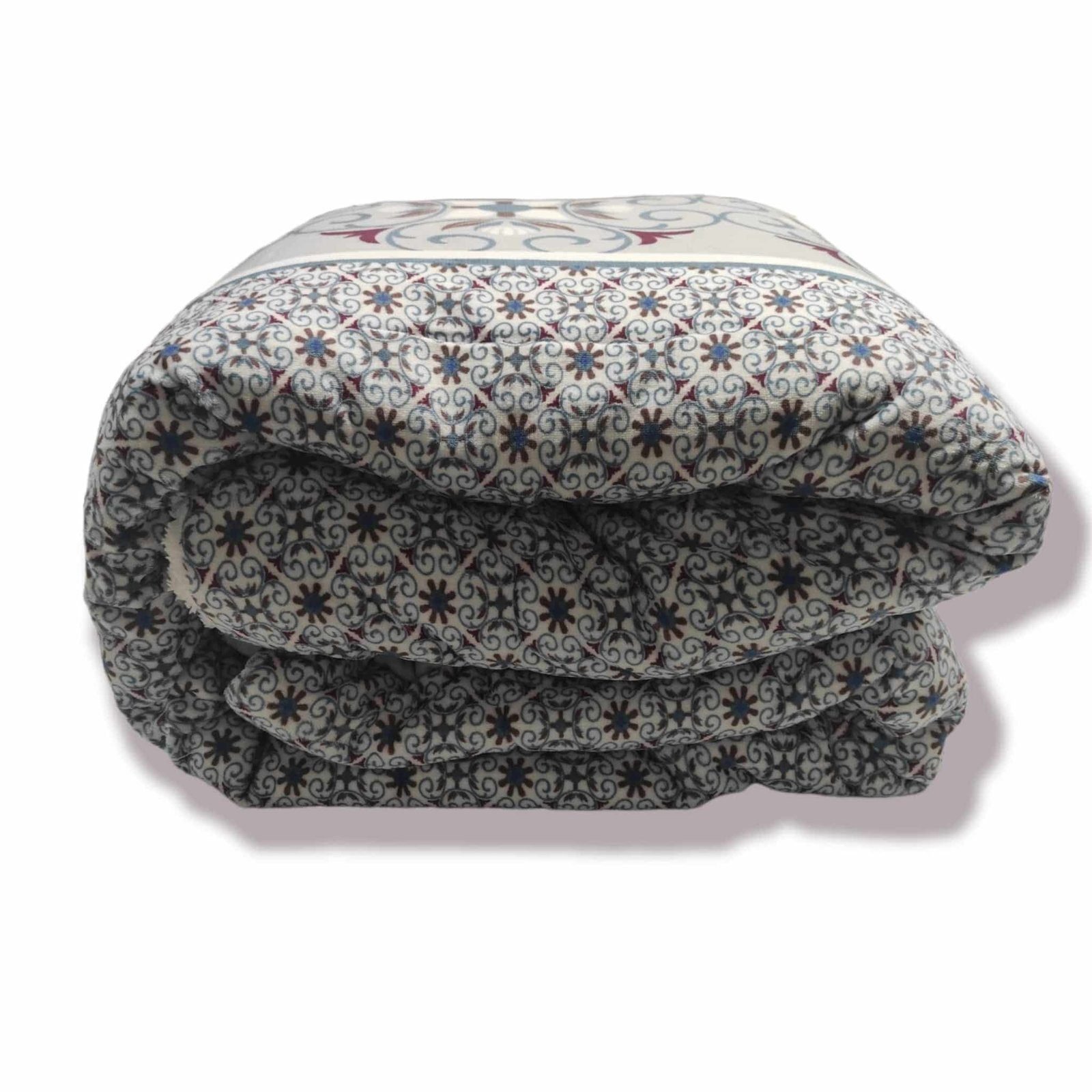 Edredón Tolrá CS008 en Azul: Sherpa 150cm, 600gm con Borreguito para Otoño e Invierno. - Imagen 3