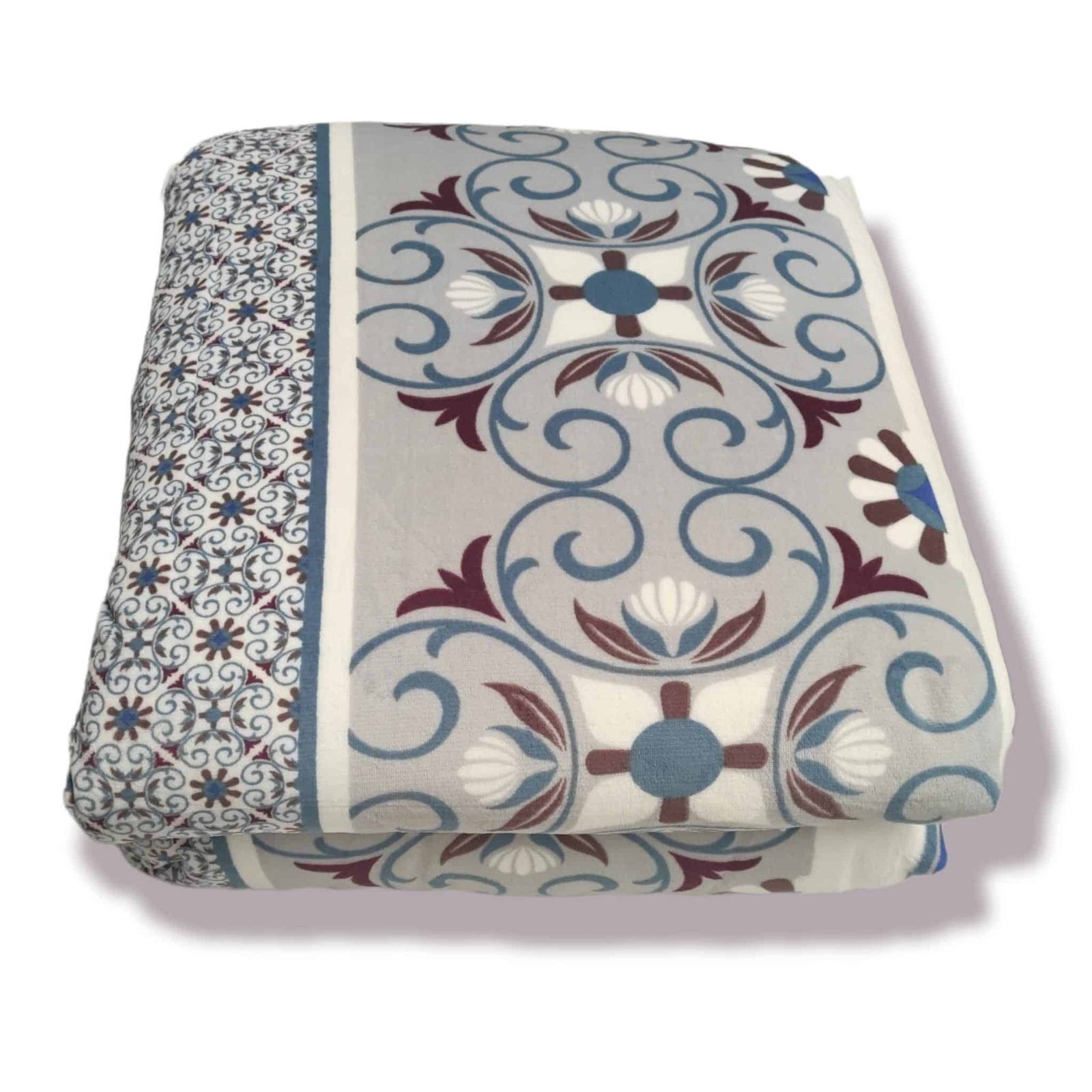 Edredón Tolrá CS008 en Azul: Sherpa 150cm, 600gm con Borreguito para Otoño e Invierno. - Imagen 4