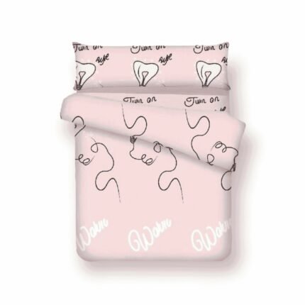 funda nórdica para cama de 90cm juego con bajera 3 piezas juvenil Tejido 50% algodón, 50% poliéster.