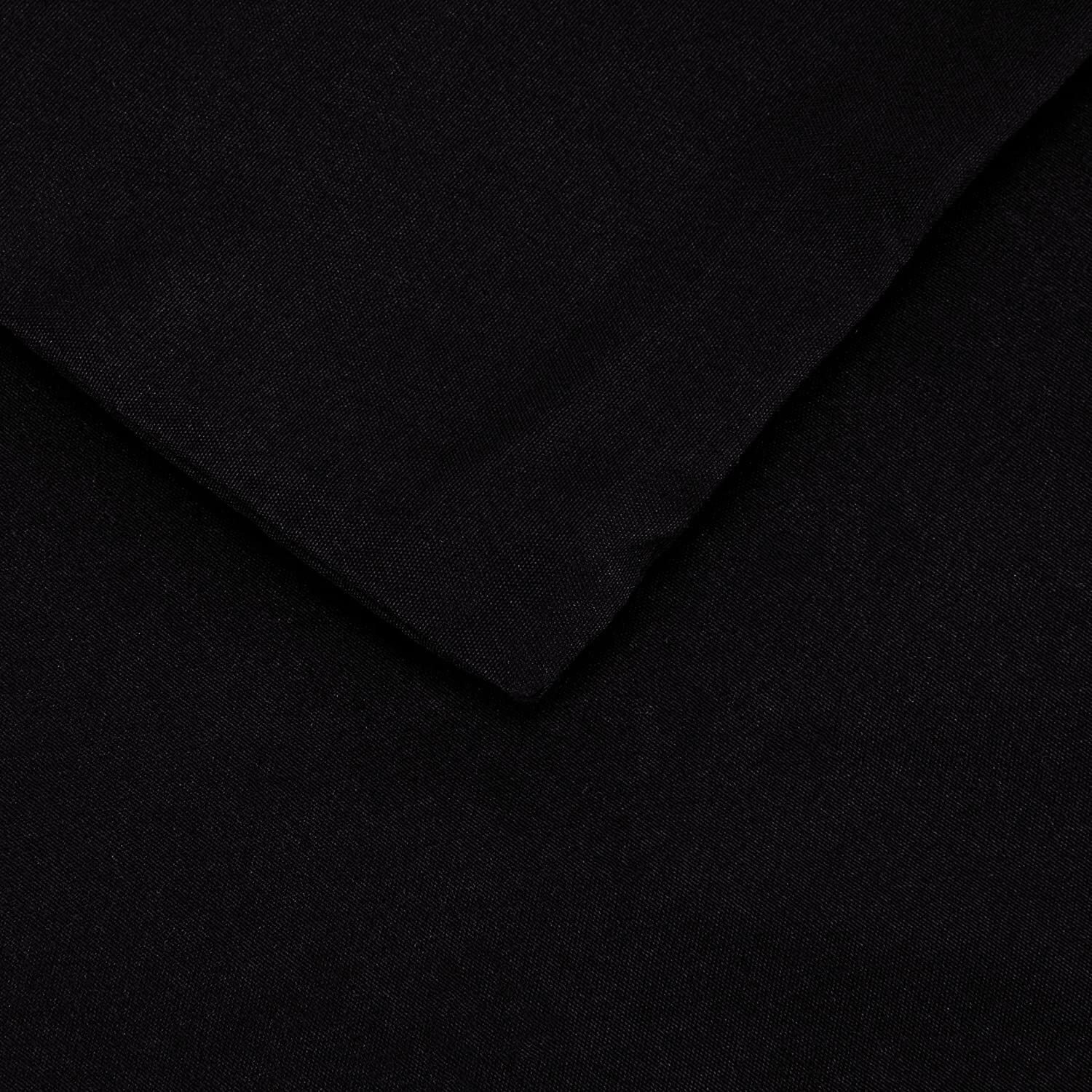 Sabana nórdica lisa Negra ¾ piezas 50% Algodón / 50% Poliéster / 144 Hilos / 115 gr/m2. - Imagen 6