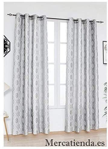 Cortina Semi‑Opaca Gris Perla 140×260 cm – Moderna y Funcional