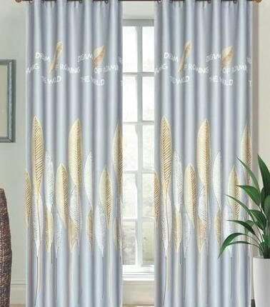 Cortina semi opacas de plumas de 145 x 260 cm pasa sala , salones, dormitorios dando privacidad y elegancia un toque señorial.