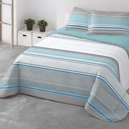 Edredón invierno nórdico y sherpa sedalina de azul 700 gr, con de color Sherpa Cama de 90cm.