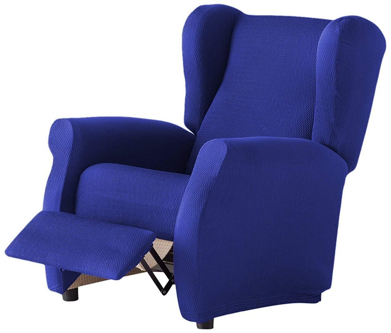 FUNDAS/PROTECTORES DE SOFÁ DE ALTA ELASTICIDAD: EN COLOR AZUL ELECTRICO. - Imagen 8