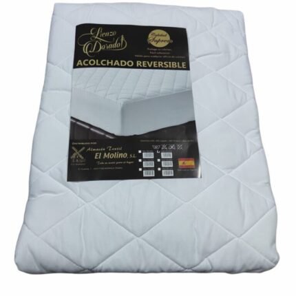 Protector de Colchón Acolchado Reversible Antiácaros 35cm