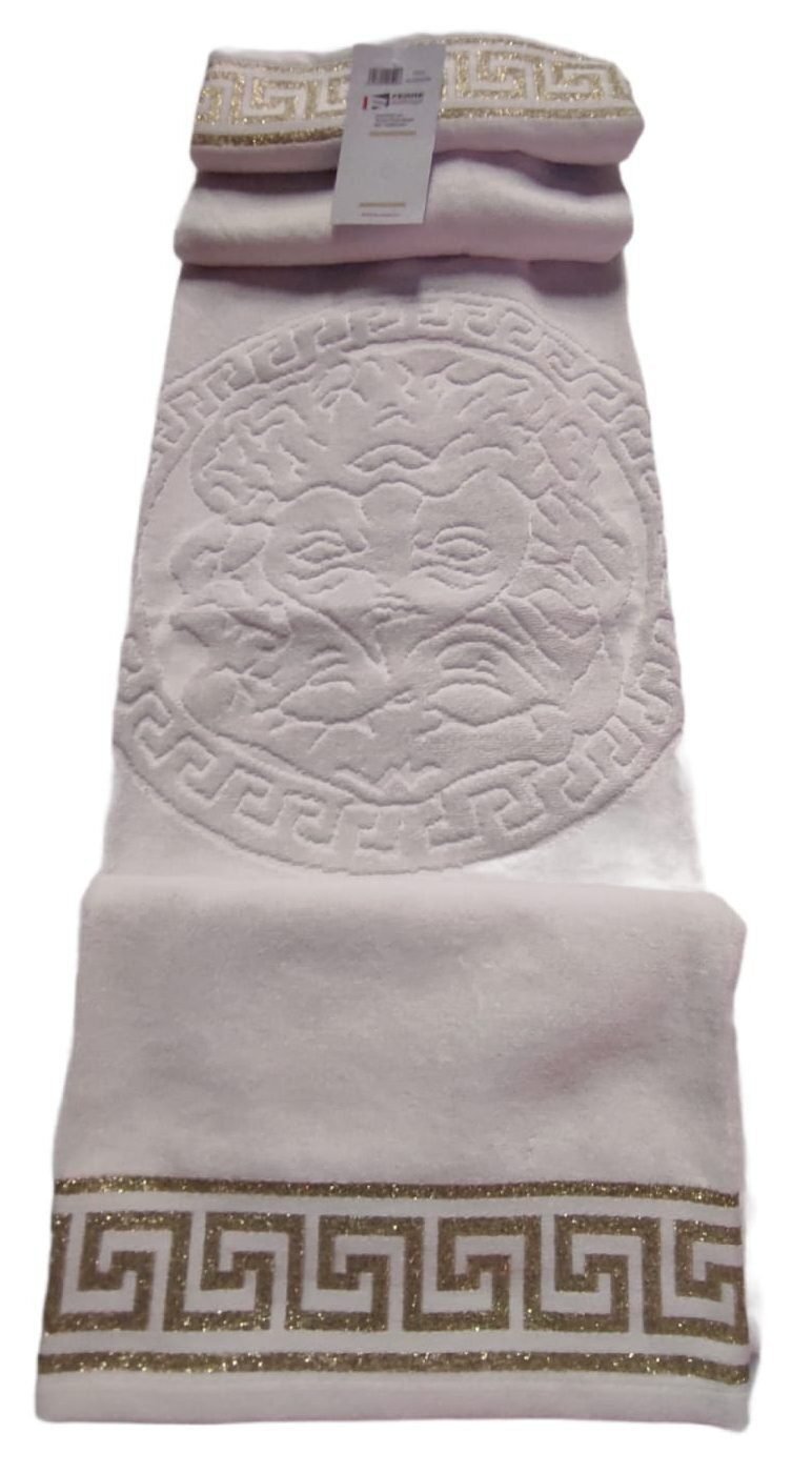 Toalla de baño y Playa 100% algodón Egipcio gran absorción con motivos Egipcio Color Blanco Medidas 90_x_175 cm. - Imagen 4