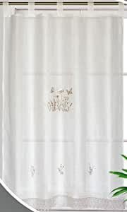 Cortinas Bordadas Rústicas de Alta Calidad 150-220cm