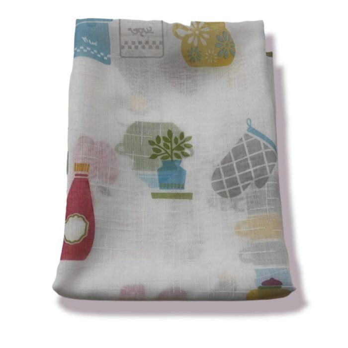 Cortina de Cocina visillo Estampados con Presillas Translucidas para Decoración de Ventanas cocina en varios altos 140 cm Hasta 220cm.. - Imagen 4