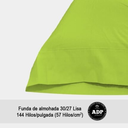 Fundas de Almohada Verde Pistacho 50P - 144 Hilos