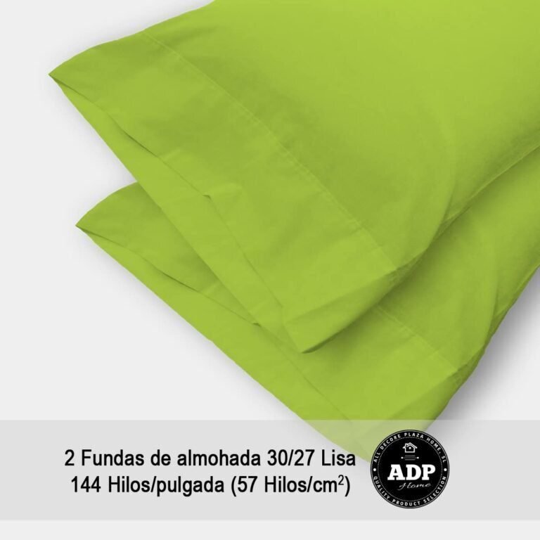 Fundas de Almohada Verde Pistacho 50P - 144 Hilos - Imagen 2
