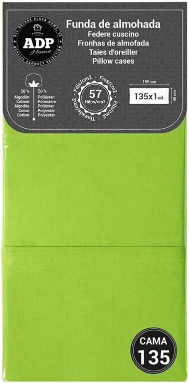 Fundas de Almohada Verde Pistacho 50P - 144 Hilos - Imagen 8