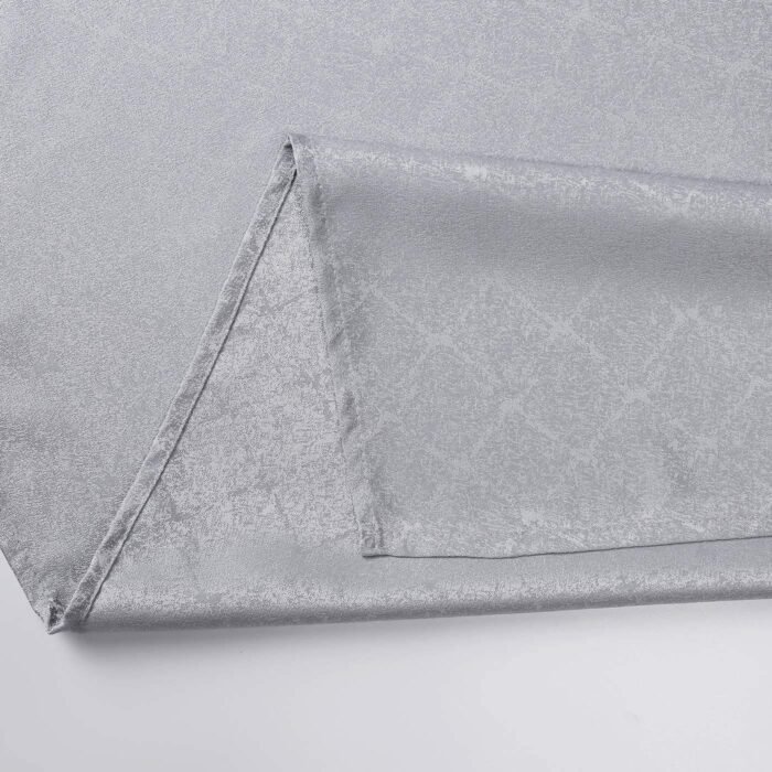 Cortinas con 3 Formas de(uso) con diseño Lluvia Gris , para Salón ,Habitación con Efecto de visillo 140X260cm. - Imagen 6