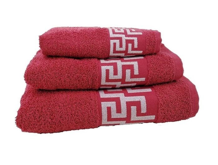 Toallas de baño algodón100% portugués, burdeos ,set 3.Gran absorción,500 g/m2,súper Suave.