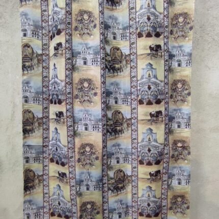 Cortina Alpujarra virgen rocío -140x260cm: Para Interior/Exterior, Hecha en España