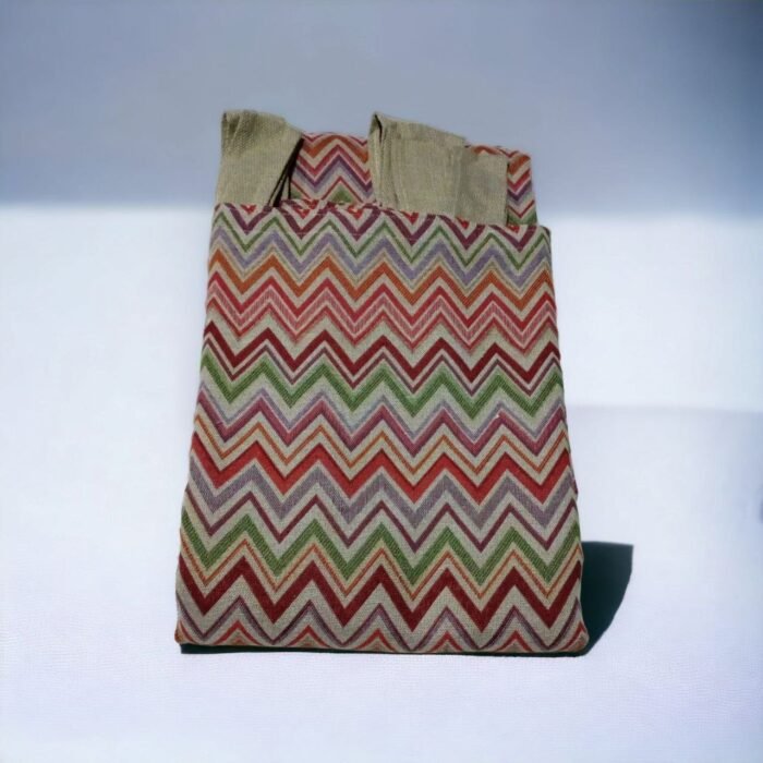 Cortina Alpujarra zigzag naranja-140x260cm: Para Interior/Exterior, Hecha en España - Imagen 9