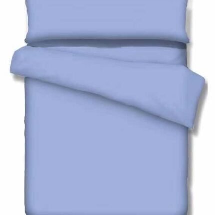 Funda nórdica lisa en Azul Juego completo ¾ piezas 50% Algodón / 50% Poliéster / 144 Hilos / 115 gr/m2.
