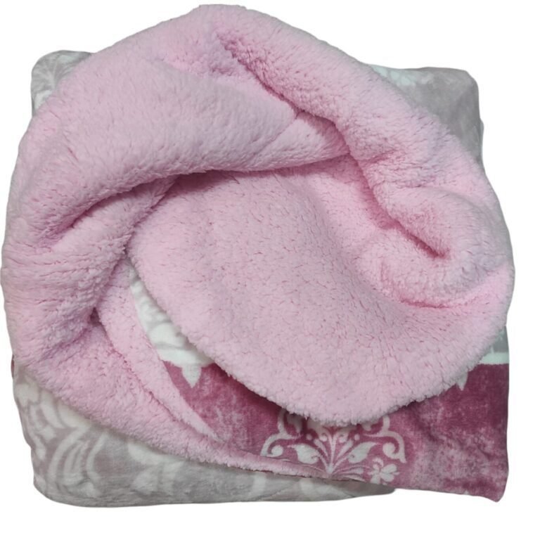 Edredón Nórdico de Invierno Busan en Sedalina y Sherpa de 700 g – Colcha de invierno Azul para Cama 135/150 cm- 240x270cm. - Imagen 5