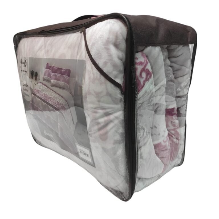 Edredón Nórdico de Invierno Busan en Sedalina y Sherpa de 700 g – Colcha de invierno Azul para Cama 135/150 cm- 240x270cm. - Imagen 7