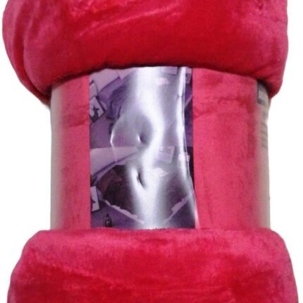 Manta sofá sedalina Para Sofa, Viaje y cama en color Roja Ultra suave, microseda, para abrigarte con estilo y confort, No suelta pelo y Tiene 3 medidas diferentes.