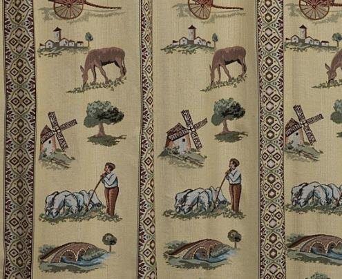 Cortina de calle Manchegas 140×260 cm | Jacquard - Imagen 2