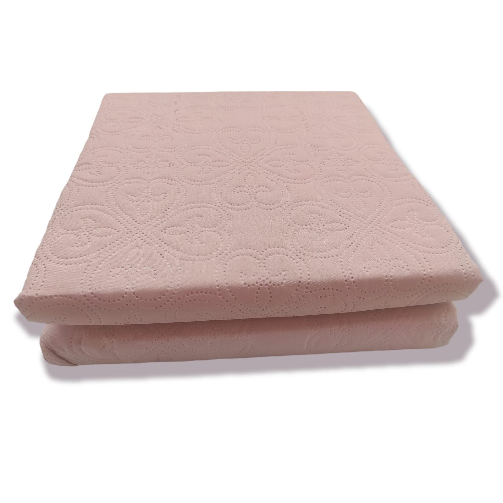 Colcha de Verano Cubrecama Lisa Reversible Sin Cojines. Cubresofá Colección El Molino Modelo Lisa Rosa - Imagen 5