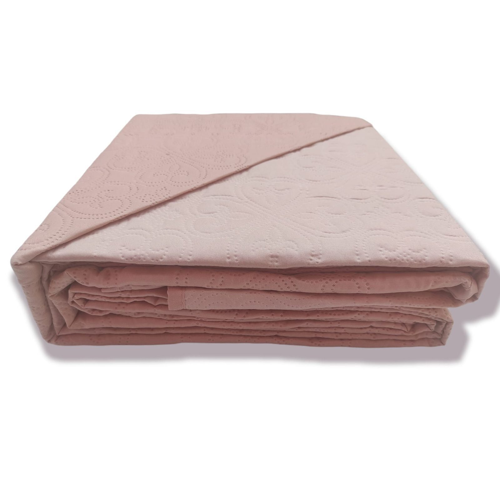 Colcha de Verano Cubrecama Lisa Reversible Sin Cojines. Cubresofá Colección El Molino Modelo Lisa Rosa - Imagen 6