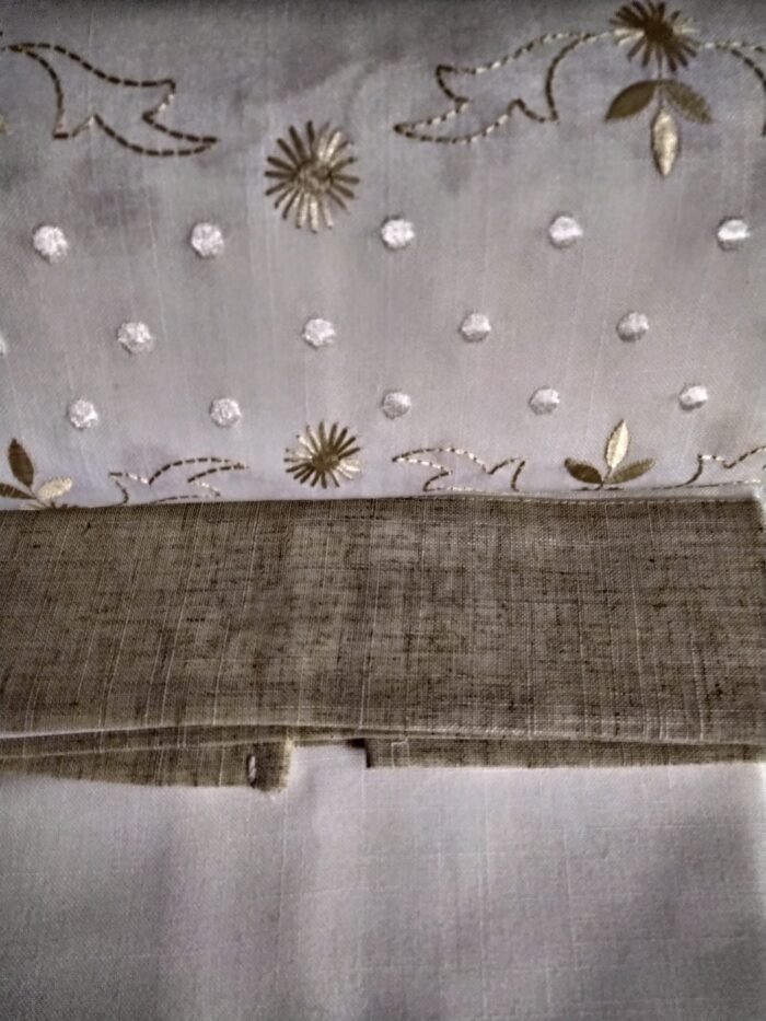 Cortinas cortas ruticas bordada, clásica  toda la vida ,Salas ,Cocina, Baños, Dormitorio desde100x150cm. - Imagen 7