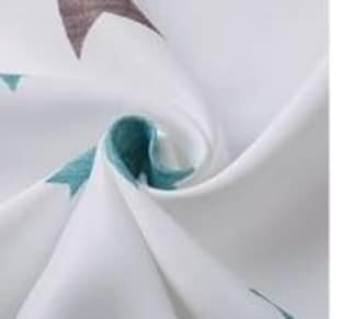 Cortina Juvenil Estrellas Color Agua 145x260 cm con Ojales – Sémica paca para Dormitorio o Salón. - Imagen 3