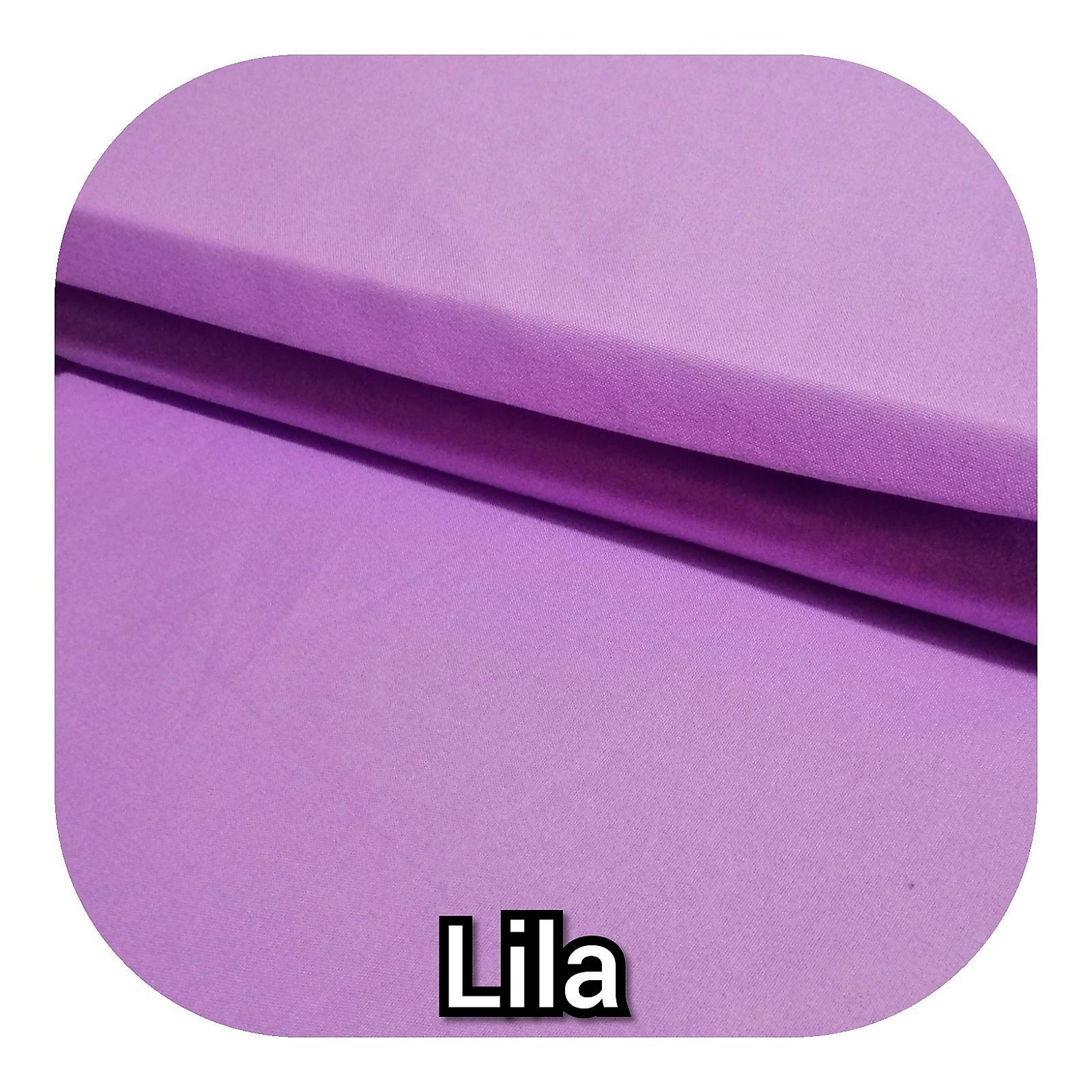 Funda nórdica lisa en Lila Juego completo ¾ piezas 50% Algodón / 50% Poliéster / 144 Hilos / 115 gr/m2. - Imagen 2