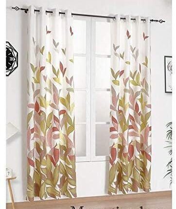 Cortinas para sala Ventana Salón Dormitorio Habitación color verde Ojales de Acero Medidas 140x260cm.