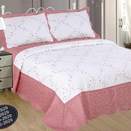 Colcha Bouti Cama (C-2629) Cubrecama Bordada Cosida Con Fundas Para Primavera/Verano/Otoño,