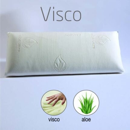 Almohada Ortopédica Aloe Vera Viscoelástica - Antiácaros
