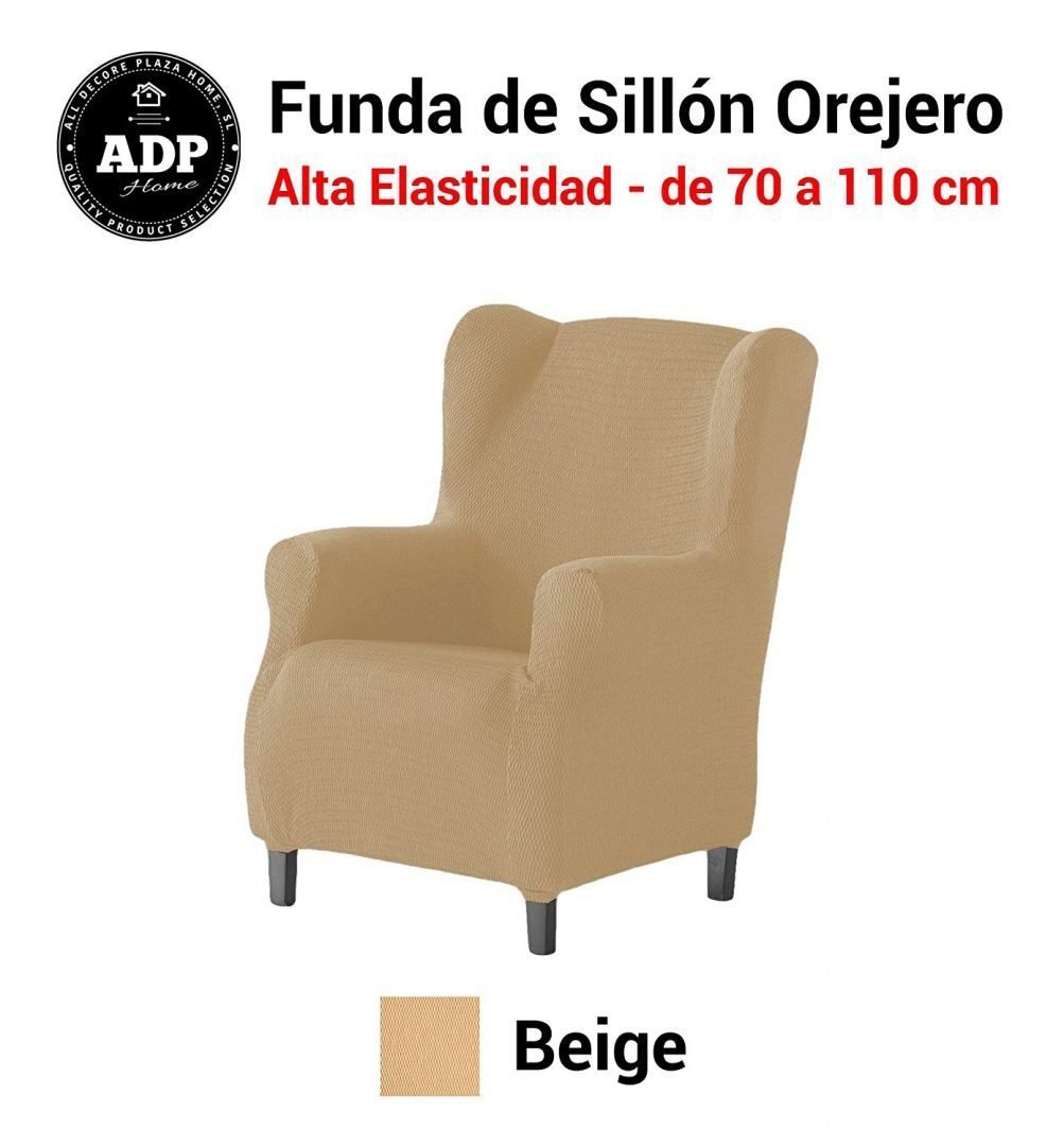 Fundas/Protectores de Sofá de Alta Elasticidad: en color Beige. - Imagen 6
