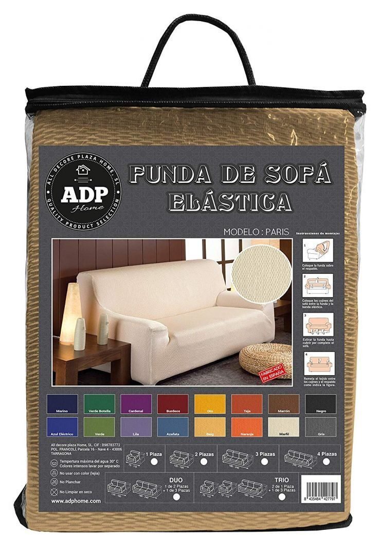 Fundas/Protectores de Sofá de Alta Elasticidad: en color Beige. - Imagen 8