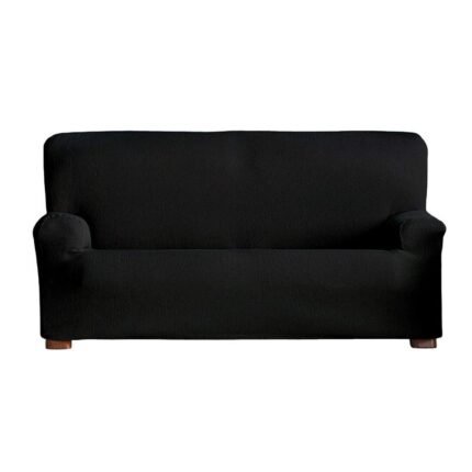 FUNDAS/PROTECTORES DE SOFÁ DE ALTA ELASTICIDAD: EN COLOR NEGRO.