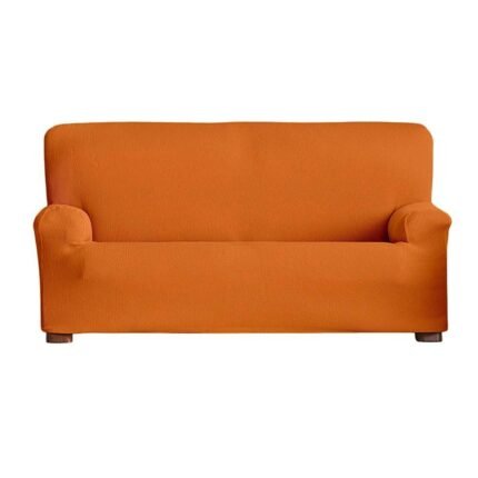 FUNDAS/PROTECTORES DE SOFÁ DE ALTA ELASTICIDAD: EN COLOR NARANJA.
