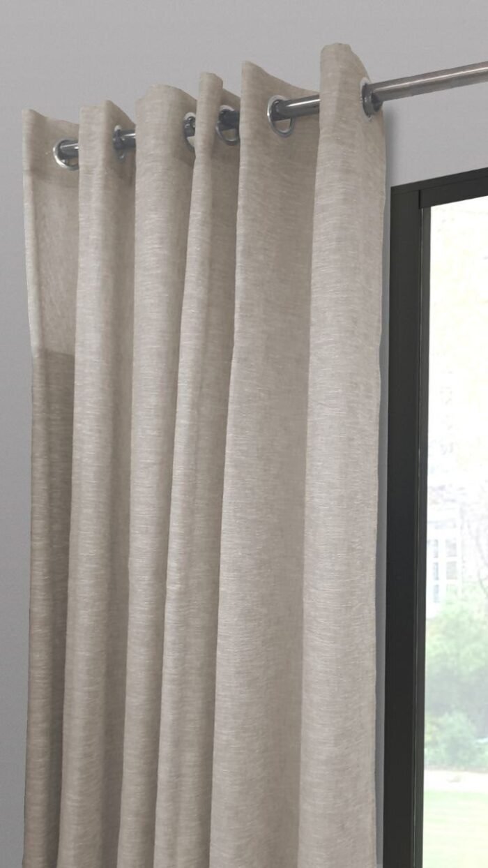 Visillos para Ventanas - Set de 2 Unidades en beige, Ideal para Salón, Comedor y Habitaciones, 145 x 260 cm - Imagen 8
