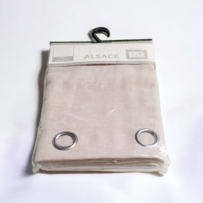 Visillos para Ventanas - Set de 2 Unidades en beige, Ideal para Salón, Comedor y Habitaciones, 145 x 260 cm - Imagen 2