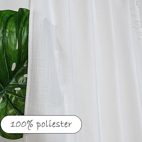 Detalle de la textura del tejido blanco de poliéster