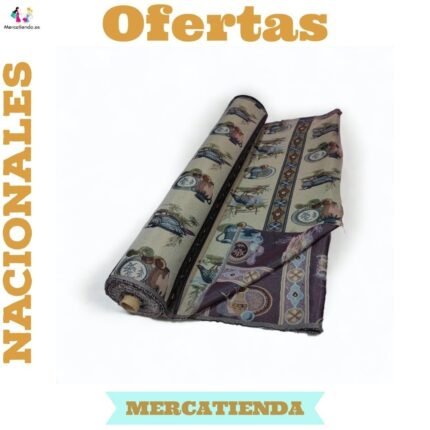 Cortinas Alpujarreña Jacquard Exterior - Dibujo Perdices y Platos 280cm