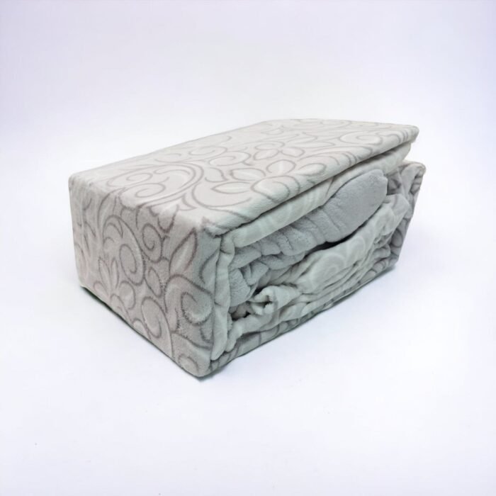 Sábanas de Coralina Térmica Premium - 220 Gramos de Invierno, Doble Perchado - MOD ESTEVO GRIS - Válidas 190/200cm + 30cm - Confort Antiestrés- Serie Oro. - Imagen 6