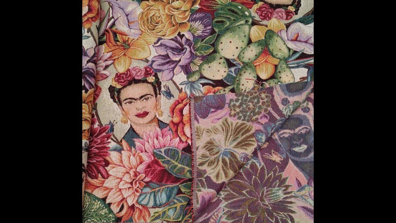 Tela Jacquard Frida Kahlo al corte | Alto 280 cm - Imagen 8