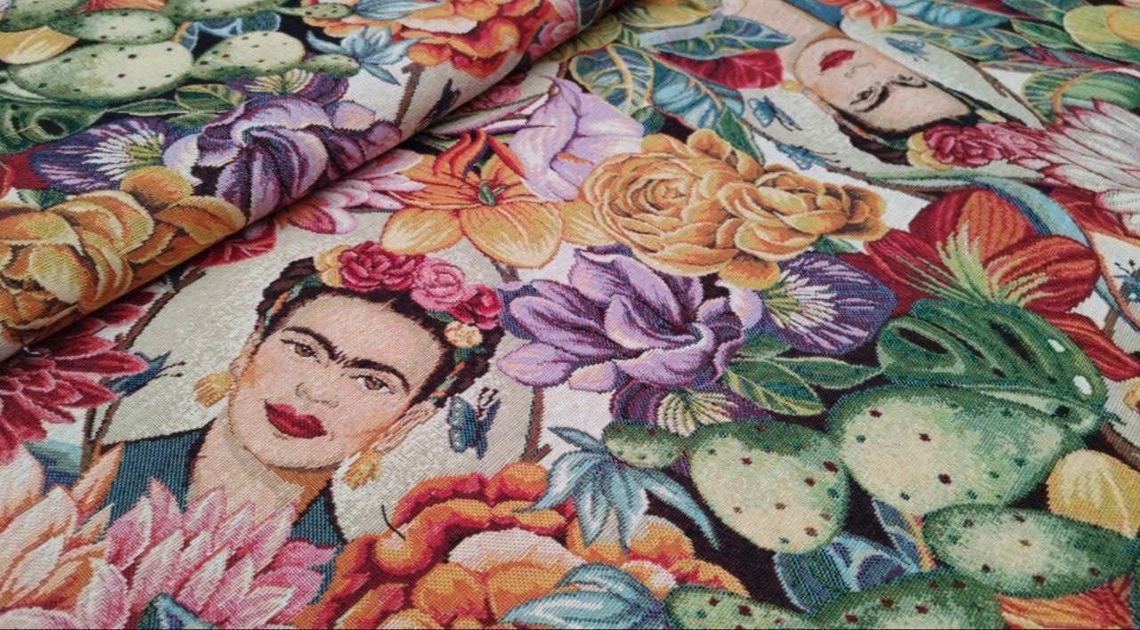 Tela Jacquard Frida Kahlo al corte | Alto 280 cm - Imagen 5