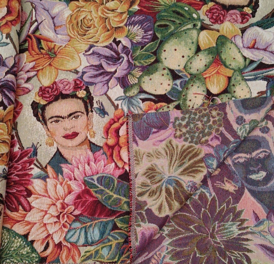 Tela Jacquard Frida Kahlo al corte | Alto 280 cm - Imagen 3