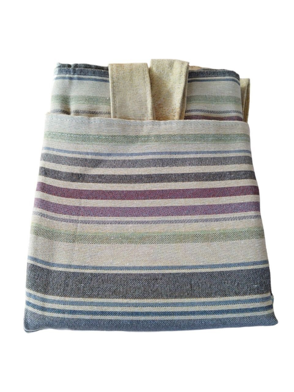 Cortina de calle Rayas Grises 140×260 cm | Jacquard - Imagen 9
