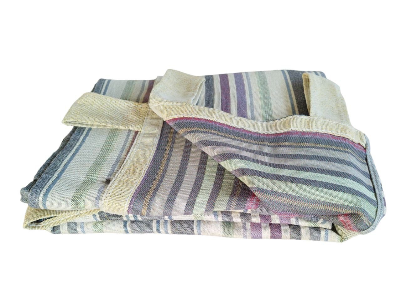 Cortina de calle Rayas Grises 140×260 cm | Jacquard - Imagen 4