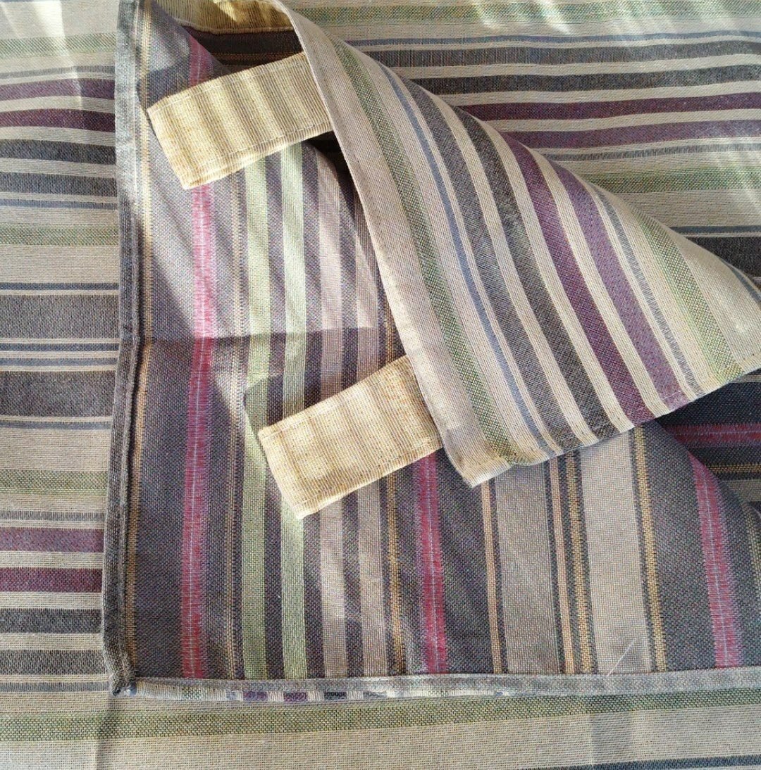 Cortina de calle Rayas Grises 140×260 cm | Jacquard - Imagen 8