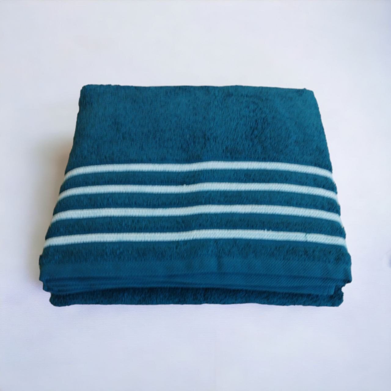 Toallas de baño Gran Calidad - Lujo Portugués 600g,-Chenil Azul Petróleo, Absorbentes y Duraderas para Baño. - Imagen 3