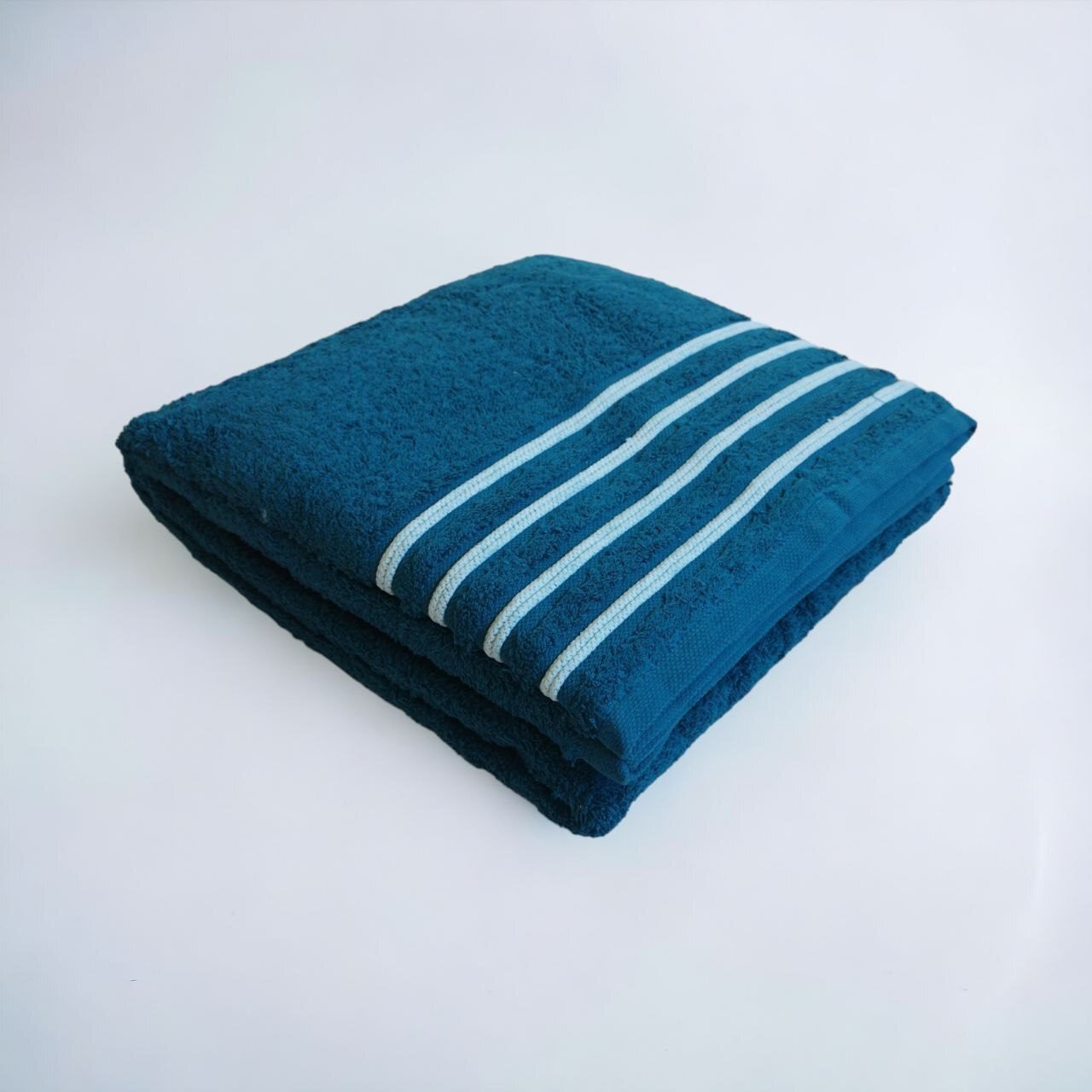 Toallas de baño Gran Calidad - Lujo Portugués 600g,-Chenil Azul Petróleo, Absorbentes y Duraderas para Baño. - Imagen 4