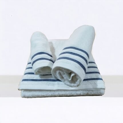 Toallas de baño Gran Calidad - Lujo Portugués 600g,-Chenil Blanco, Absorbentes y Duraderas para Baño.